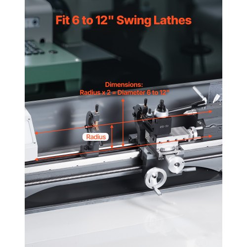 Quick Change Tool Post Set 6 Pcs Lathe Tool Holders for 612 Mini Lathe Swing