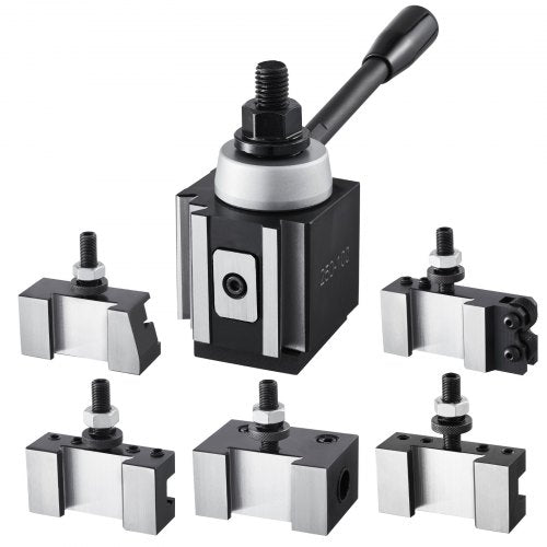 Quick Change Tool Post Set 6 Pcs Lathe Tool Holders for 612 Mini Lathe Swing
