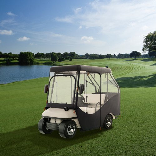 Golf Cart Enclosure 420D Polyester Driving Enclosure with 4Sided