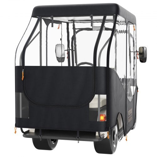 Golf Cart Enclosure 420D Polyester Driving Enclosure with 4Sided