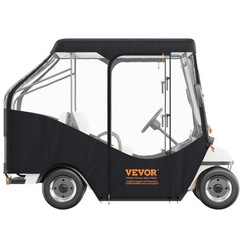 Golf Cart Enclosure 420D Polyester Driving Enclosure with 4Sided