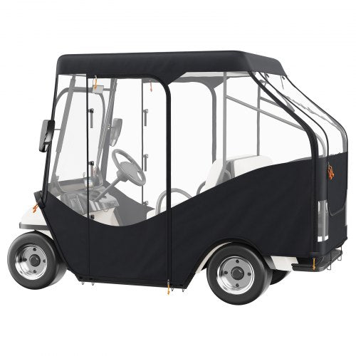 Golf Cart Enclosure 420D Polyester Driving Enclosure with 4Sided