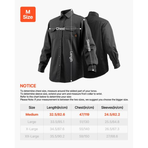 Flame Resistant Welding Jacket 7oz FR Shirts for Men Machine Washable