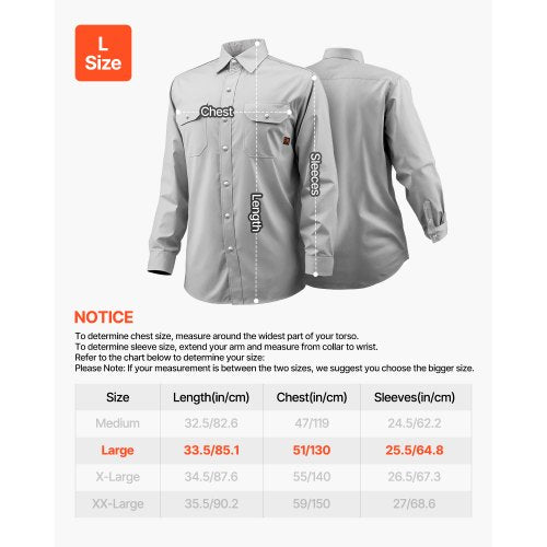 FR Shirts for Men 7oz Flame Resistant Welding Jacket Machine Washable
