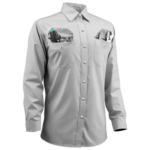FR Shirts for Men 7oz Flame Resistant Welding Jacket Machine Washable