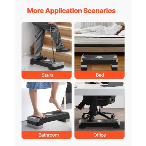 Aerobic Exercise Step Platform 28Inch Workout Aerobic Stepper Height