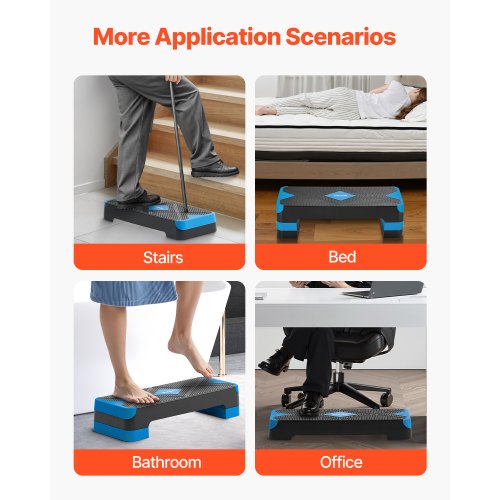 Aerobic Exercise Step Platform 28Inch Workout Aerobic Stepper Height