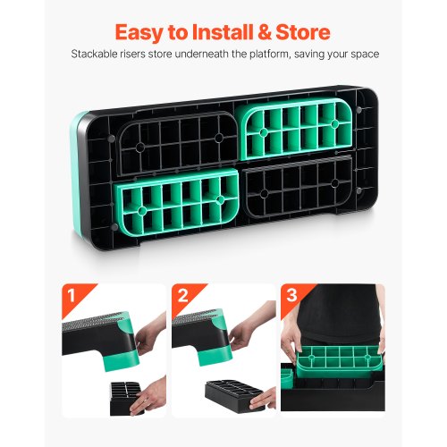 Aerobic Exercise Step Platform 28Inch Workout Aerobic Stepper Height