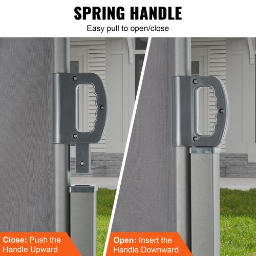 Retractable Side Awning 71x 138 Outdoor Privacy Screen 180g Polyester