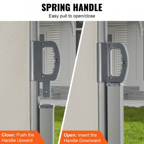 Retractable Side Awning 71x 138 Outdoor Privacy Screen 180g Polyester