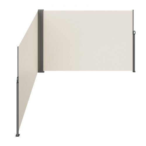 Retractable Side Awning 79x 236 Outdoor Privacy Screen 180g Polyester