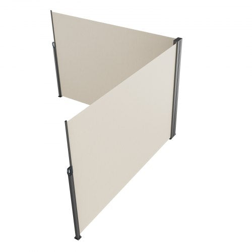 Retractable Side Awning 79x 236 Outdoor Privacy Screen 180g Polyester