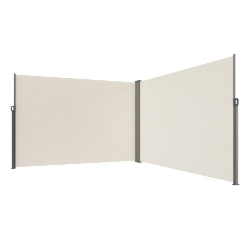 Retractable Side Awning 79x 236 Outdoor Privacy Screen 180g Polyester