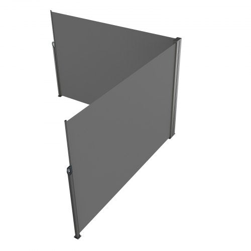 Retractable Side Awning 79x 236 Outdoor Privacy Screen 180g Polyester