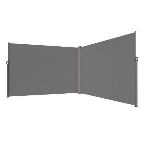 Retractable Side Awning 79x 236 Outdoor Privacy Screen 180g Polyester