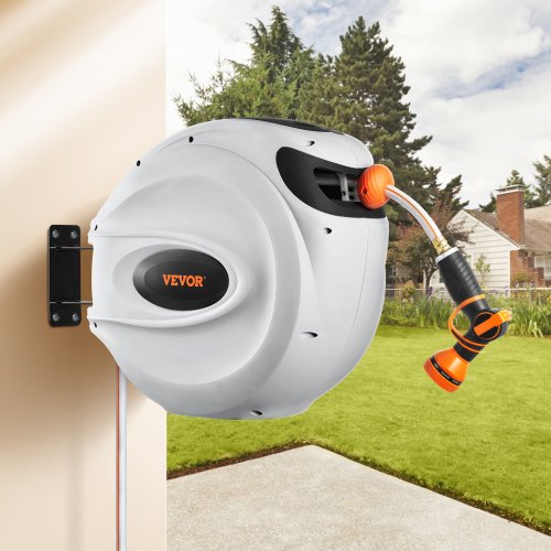 Retractable Hose Reel Water Hose Reel 115x12 180° Swivel WallMounted – 12 MM