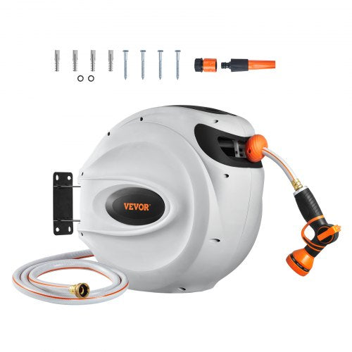 Retractable Hose Reel Water Hose Reel 115x12 180° Swivel WallMounted – 12 MM