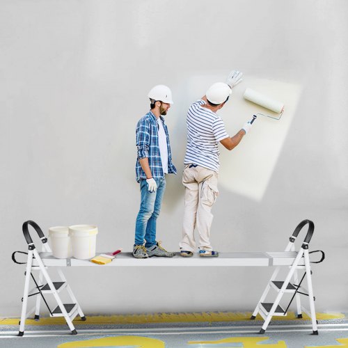 Telescoping Aluminum Work Plank 813 Feet 500lbs Capacity 12.5 inch Width
