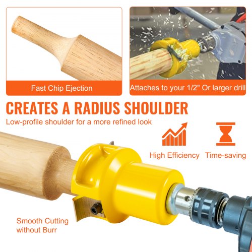 Tenon Cutter 15 38 mm Diameter Premium Aluminum Steel Log Furniture