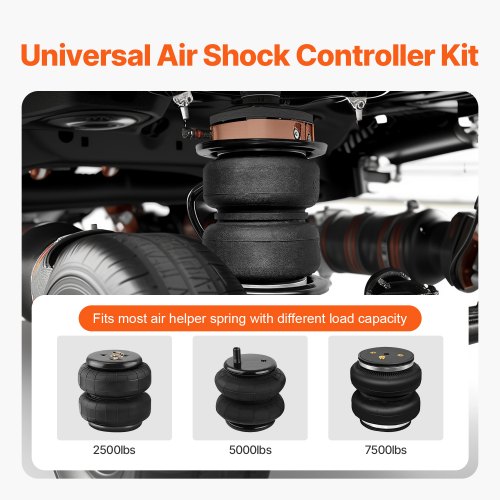 Air Shock Controller Kit 12V 100PSI On Board Air Compressor System Air