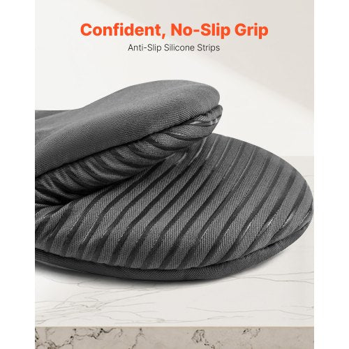 Oven Mitts Mini Oven Mitt Set with NonSlip Silicone Strips High Heat