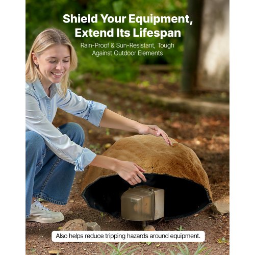 Faux Rock Cover Outdoor Fake Rock Well Pump Cover Realistic Natural 1