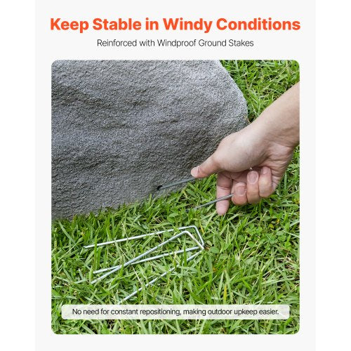 Faux Rock Cover Outdoor Fake Rock Well Pump Cover Realistic Natural 2