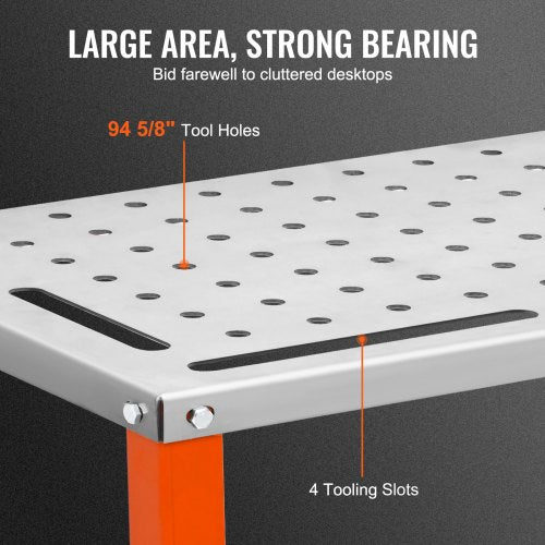 36 x 18 Welding Table 1200lbs Load Capacity Steel Welding Workbench Table