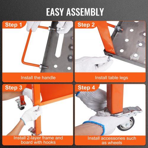 36 x 18 Welding Table 1200lbs Load Capacity Steel Welding Workbench Table
