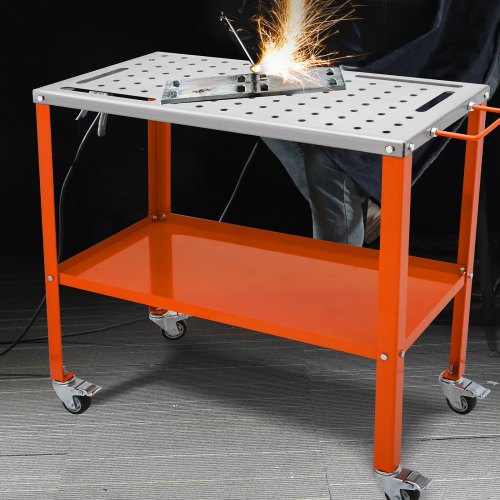 36 x 18 Welding Table 1200lbs Load Capacity Steel Welding Workbench Table