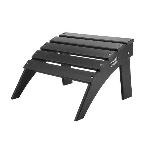 Adirondack Ottoman 187L x 197W x 13H Inch HDPE Plastic Folding Adirondack