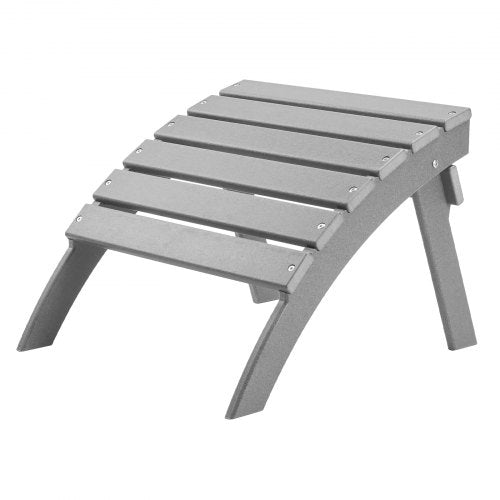 Adirondack Ottoman 215L x 189W x 148H Inch HDPE Plastic Folding