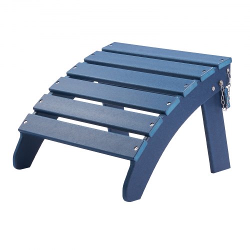 Adirondack Ottoman Set of 2 187L x 189W x 138H Inch HDPE Plastic Folding