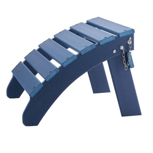 Adirondack Ottoman Set of 2 187L x 189W x 138H Inch HDPE Plastic Folding