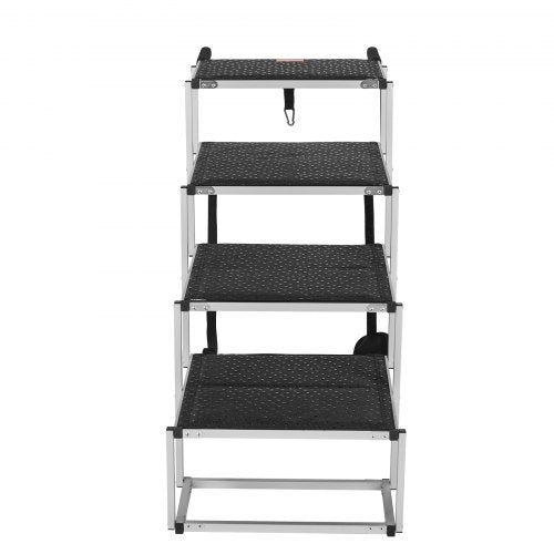 Dog Stair for Cars 4step Folding Dog Steps Aluminum Loads up to 250 lbs