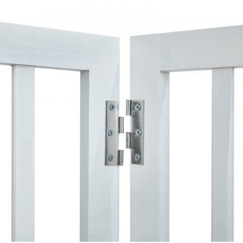 Free Standing Dog Gate 24 H x 803 W Freestanding Pet Gate 4 Panels