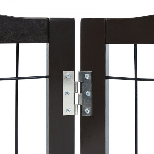 Free Standing Dog Gate 32 H x 965 W Freestanding Pet Gate 4 Panels