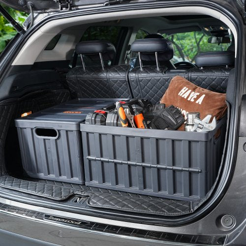 Collapsible Storage Bins with Lids 65L 3 Packs Folding Plastic Stackable