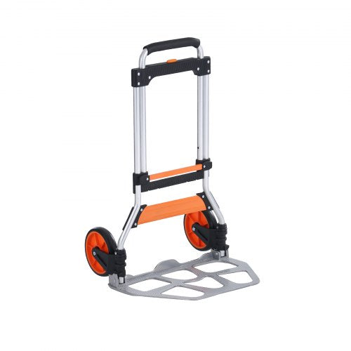 Folding Hand Truck 275 lbs Load Capacity Aluminum Portable Cart