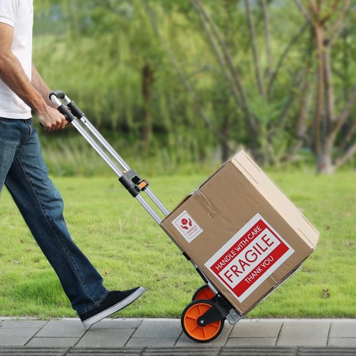 Folding Hand Truck 309 lbs Load Capacity Aluminum Portable Cart