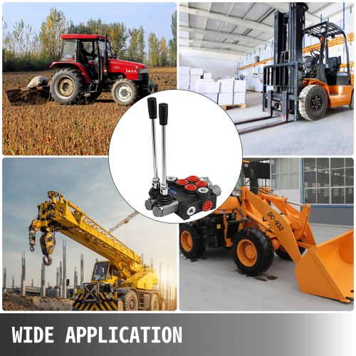 Hydraulic Valve 2 Spool Hydraulic Directional Control Valve 11gpm Hydraulic