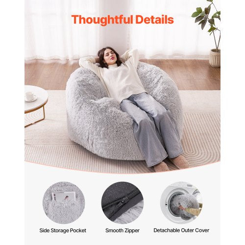 Bean Bag Bed Chair Convertible Chair from BeanBag to Lounge or Mattress