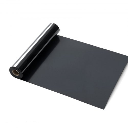 Heat Transfer Vinyl 12 in x 25 ft Glossy Black HTV Iron on Vinyl Roll