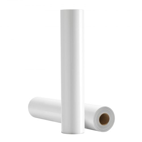 Heat Transfer Vinyl 12 in x 25 ft Glossy White HTV Iron on Vinyl Roll