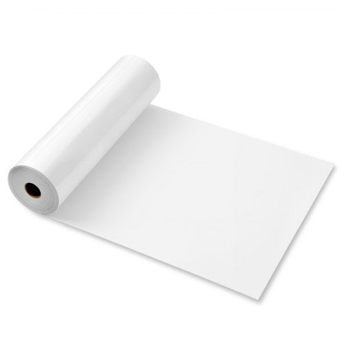 Heat Transfer Vinyl 12 in x 70 ft Glossy White HTV Iron on Vinyl Roll