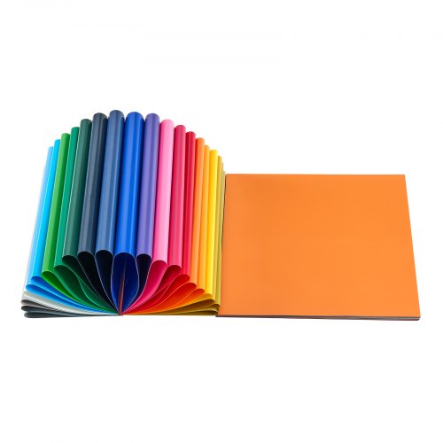 Heat Transfer Vinyl 50 Pack 12 x 12 in Assorted Colors HTV Iron on Vinyl