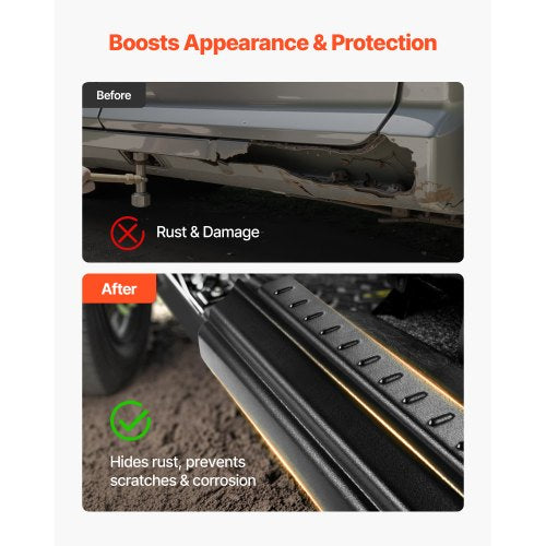 Rocker Panel Guard 4Piece Set Compatible with 20142018 Chevrolet