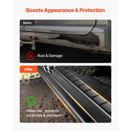 Rocker Panel Guard 4Piece Set Compatible with 19992006 Chevrolet