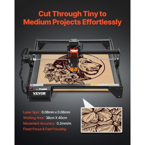 Laser Engraver 5W Output Laser Engraving Cutter Machine 149 x 157 in38