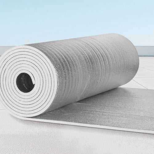 Double Reflective Insulation Roll Foam Core Radiant Barrier 15.1mm 48 in x